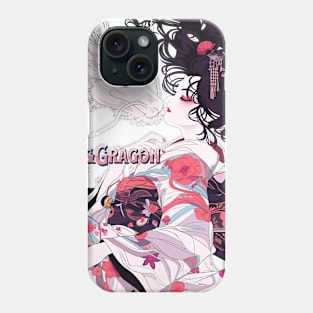 Geisha and Dragon 7006 Phone Case