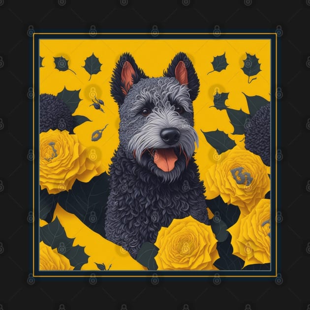 Рumi dog. Style vector (yellow version 2 pumi dog) by xlhombat