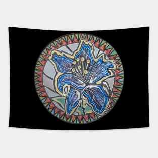 Valentine,Love,Blue,Flower of Romance by LowEndGraphics Tapestry