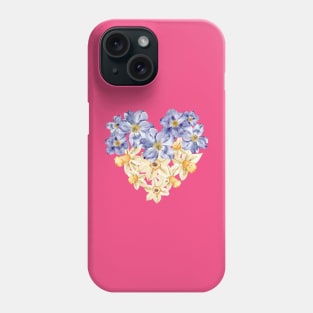 Flower heart Phone Case