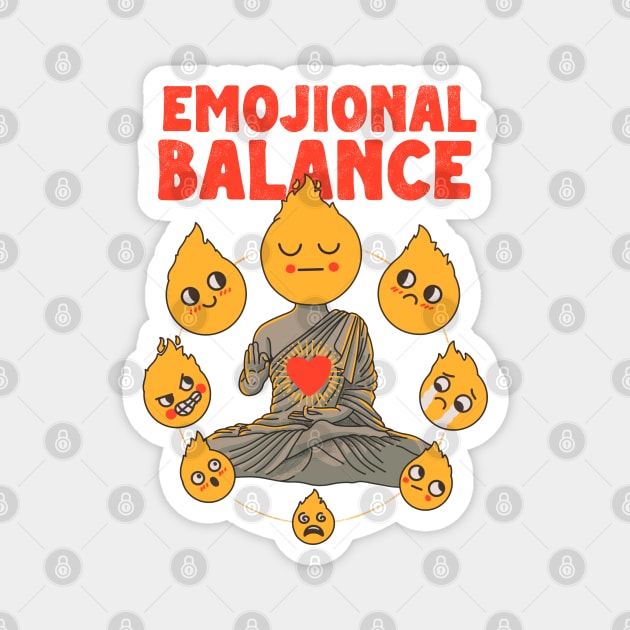 Emojional Balance Magnet by ppmid