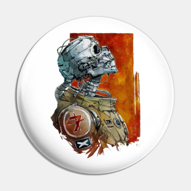 astronaut skull Pin by tokentit