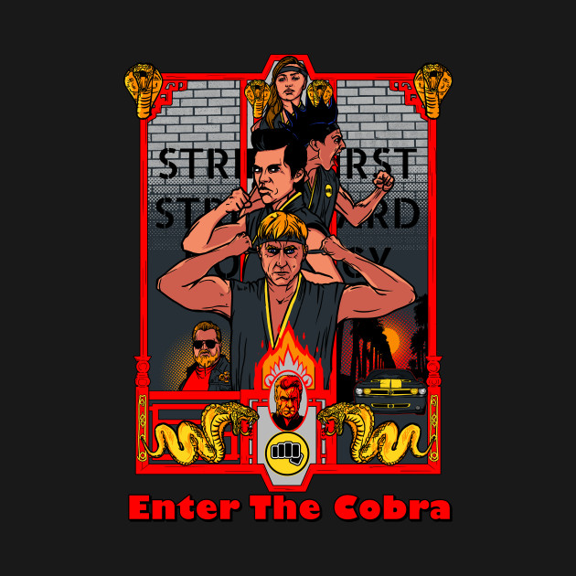 Disover Enter The Cobra - Martial Arts - T-Shirt