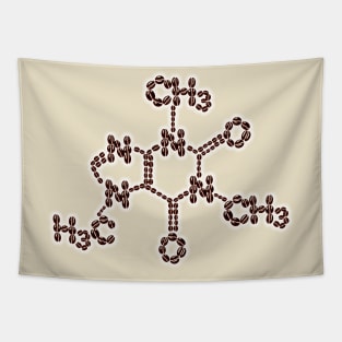 Caffeine Molecule Tapestry