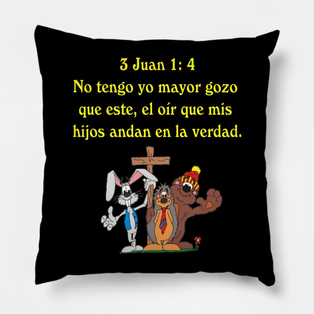 Cartas de San Juan 3 Carta 1.4 Pillow by drawn freehand