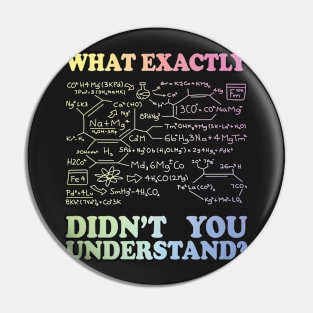 What Exactly Didn't You Understand? Pin