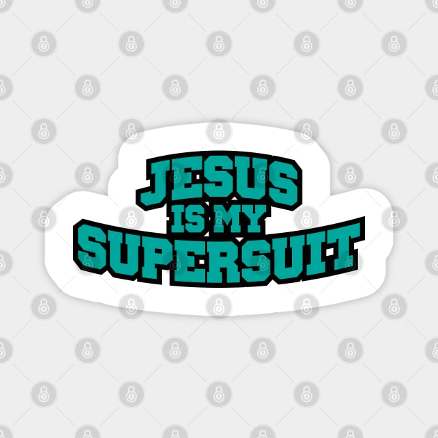 Jesus is my SuperSuit Magnet by CamcoGraphics