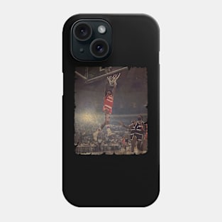 Julius Erving During The 21st Century Pro Basketball Tourney, 1975 Phone Case