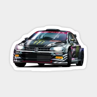 Petter Solberg's R5 Rally Car Magnet