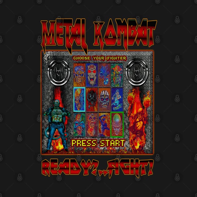 METAL KOMBAT! -80s Pixelated Vibes- by The Dark Vestiary