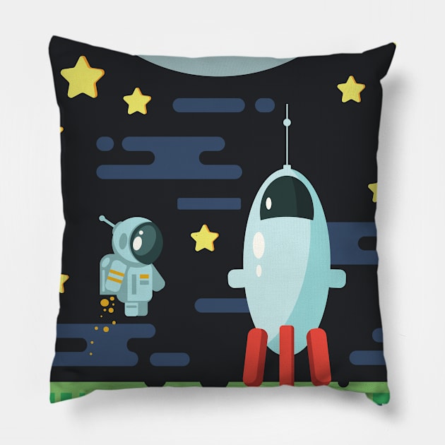 universe Pillow by BlackOwl