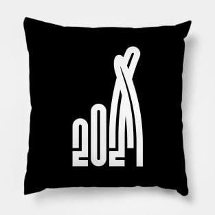 Logo 2021 - wishing luck to 2021 Pillow