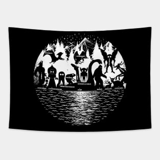 Cryptid Creatures Tapestry