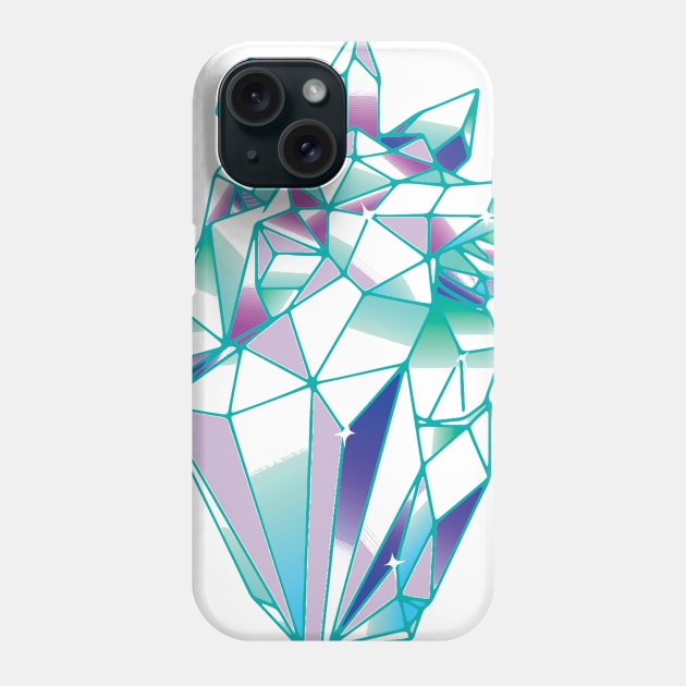 Crystal Heart Phone Case by DomTsoi