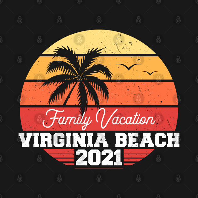 Disover Virginia Family Vacation - Virginia Beach - T-Shirt