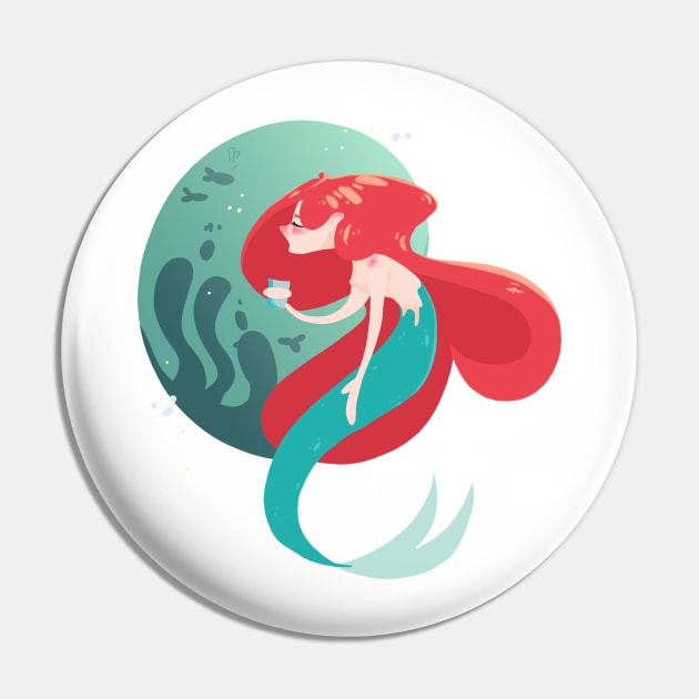 mermaid Pin by siasta