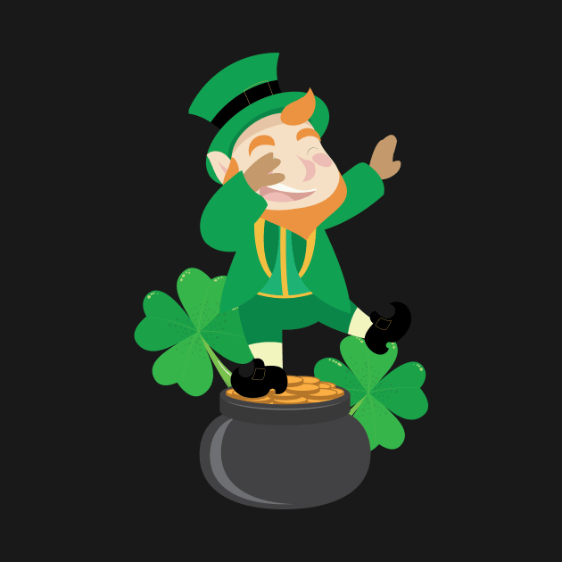 Dabechaun Funny Dabbing Leprechaun by RJCatch