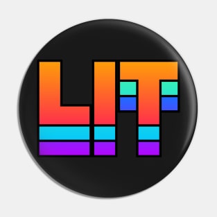 LIT – Rave EDM PLUR Design Pin