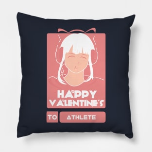 Gilrs in Happy Valentines Day to Athlete Pillow