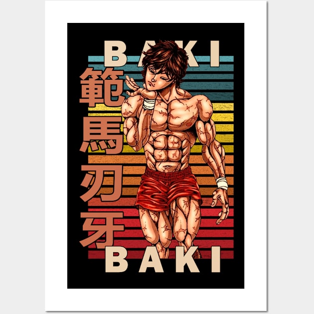 Baki Hanma Baki the Grappler | Metal Print