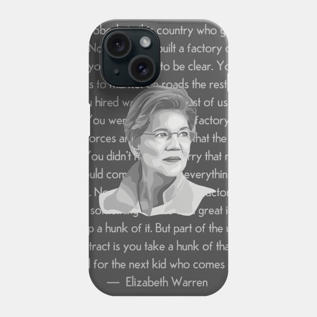 Elizabeth Warren Phone Case by Slightly Unhinged