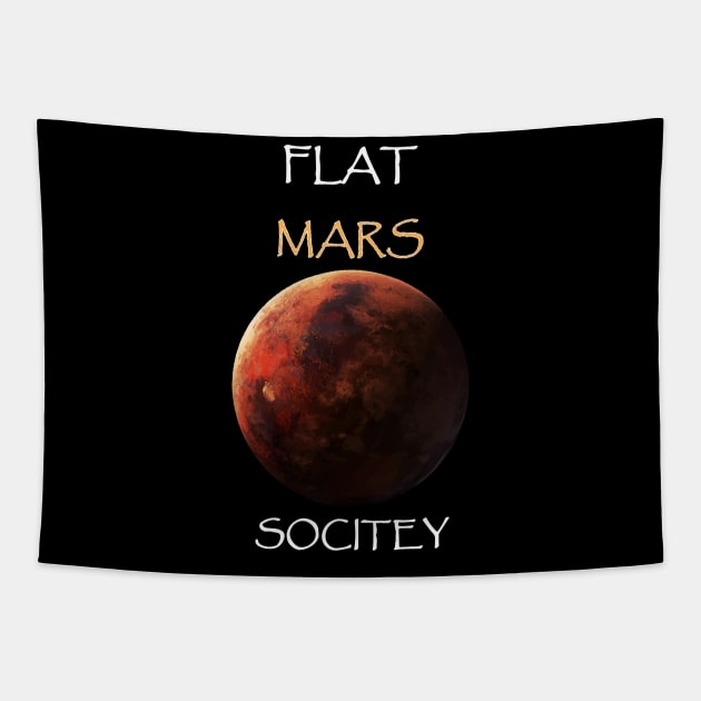 flat Mars Tapestry by Lamink