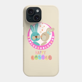 Happy Easter Love bunnies Phone Case