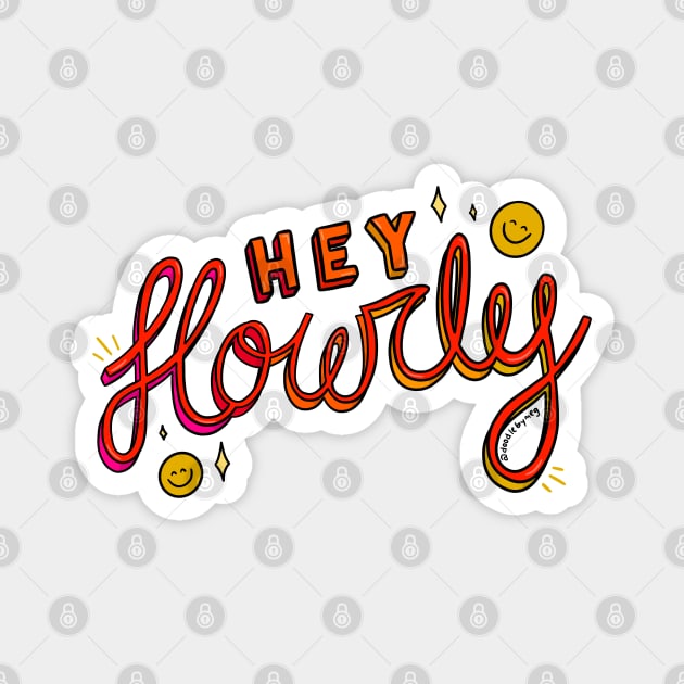 Hey Howdy Magnet by Doodle by Meg