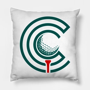 golf logo club Pillow