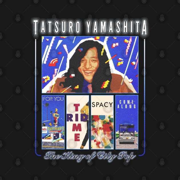 Tatsuro Yamashita / King of City Pop Fanart Design by snowblood