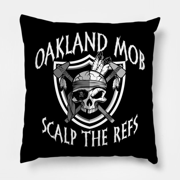 OAKLAND 18B (Warrior 1) Pillow by GardenOfNightmares