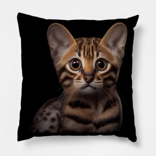 Bengal Cat - A Sweet Gift Idea For All Cat Lovers And Cat Moms Pillow