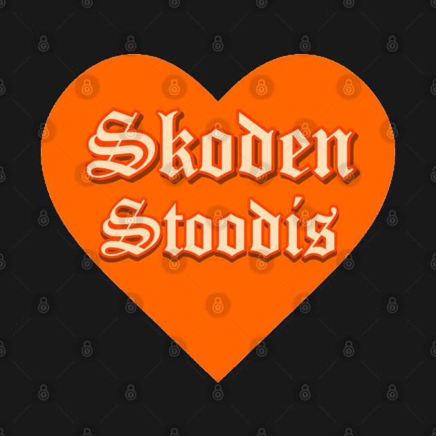 Orange heart skoden stoodis by Skidskunx