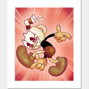 Wall Art Cuphead Characters The Devil Cagney Carnation King Dice Cala Maria  Mugman Poster Prints Set of 6 Size A4 (21cm x 29cm) Unframed GREAT GIFT :  : Home