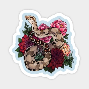 Floral Boa Constrictor Magnet