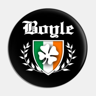 Boyle Shamrock Crest Pin