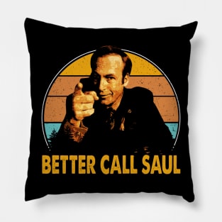 Retro Saul Movie Characters Pillow