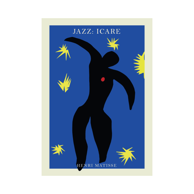 Henri Matisse - Jazz Series: Icarus #35 by GoodMoreInc