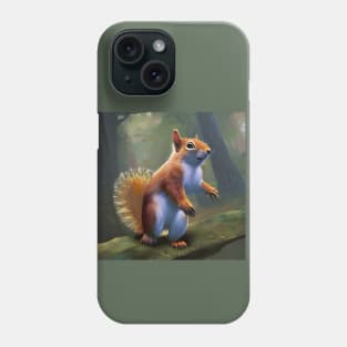 Squirrel Standing In Mountain Phone Case