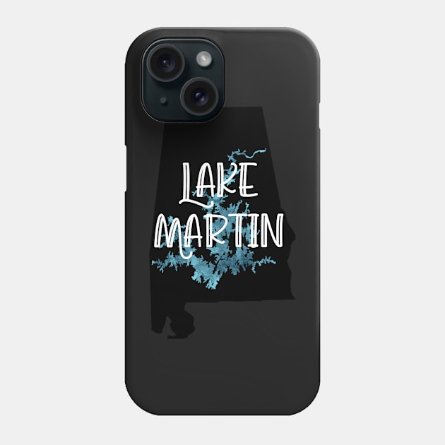 Lake Martin over Alabama Phone Case by DRHArtistry