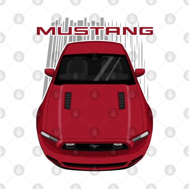 Mustang GT 2013 to 2014 - Red Candy by V8social