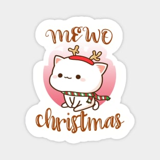 Mewo christmas t-shirt new year Magnet