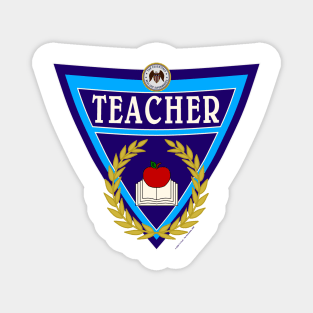 The Teacher Essentials Shield Magnet