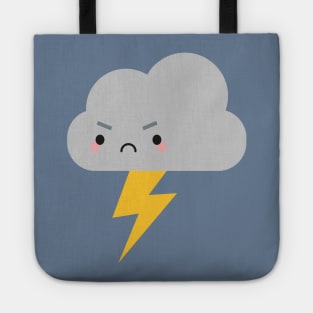 Kawaii Thunder & Lightning Cloud Tote