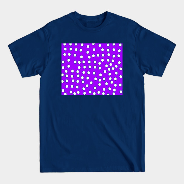 Discover White circle with purple design - Purple - T-Shirt