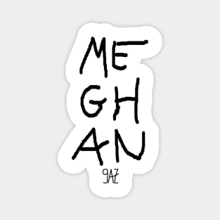 Name Meghan by 9AZ Magnet