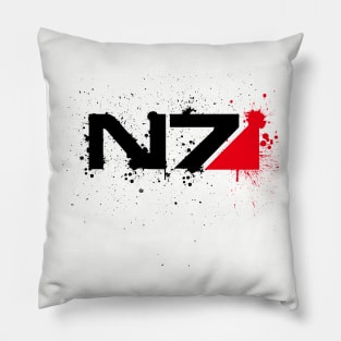 N7 Splatter Pillow