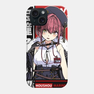 Houshou Marine short hair with beret Phone Case