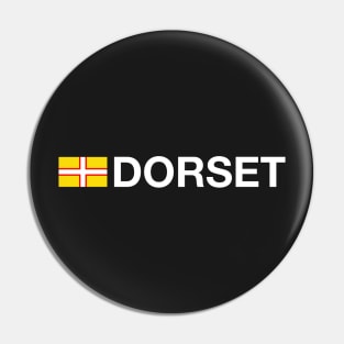 Dorset County Flag - England Pin