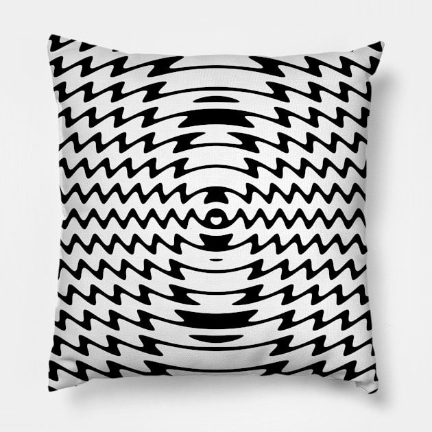 Destructive Interference Pillow by ProfessorJayTee